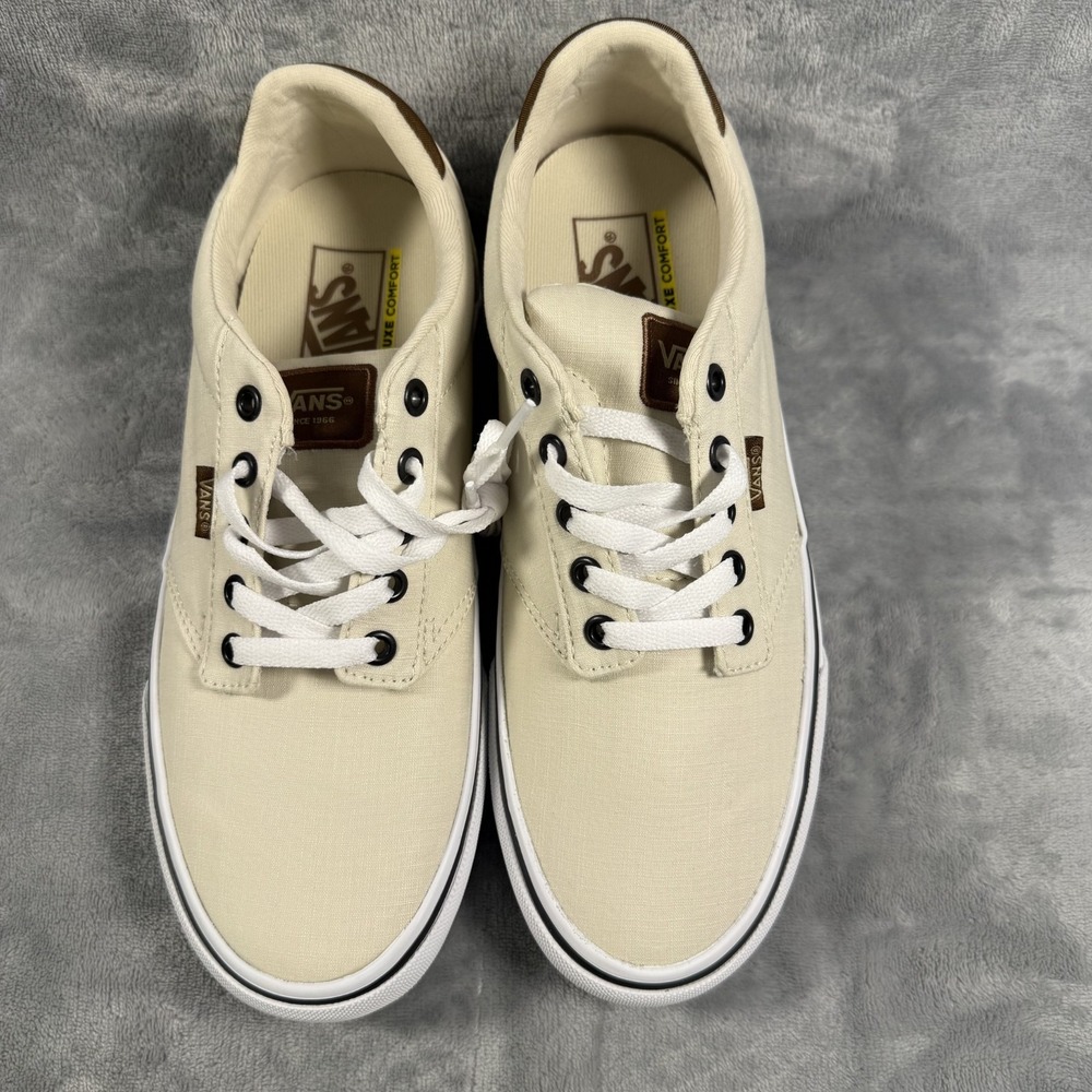 vans atwood deluxe cream‎ size 8